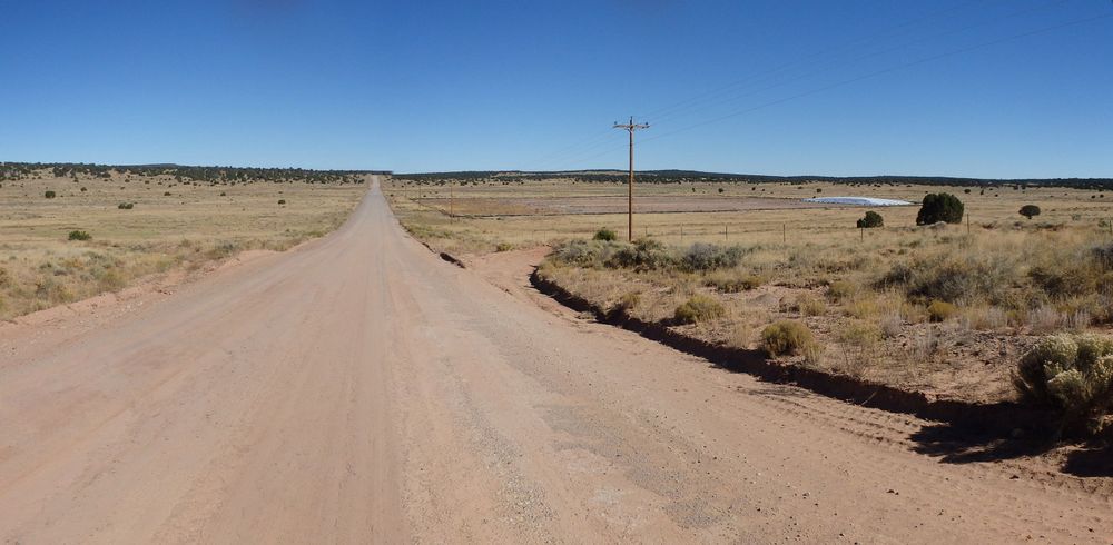 GDMBR: We're crossing a big valley, northbound on NM-603.
